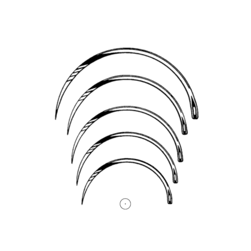 Aiguilles de suture rondes