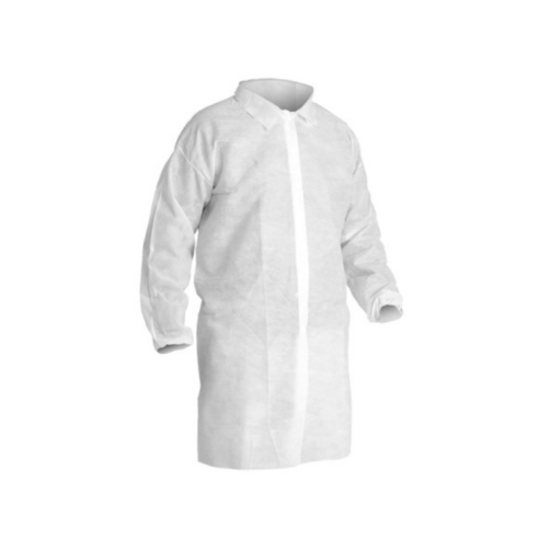 Blouse jetable non tissée à usage unique Blouse de protection vétérinaire jetable Blouse jetable en polypropylène non tissé
