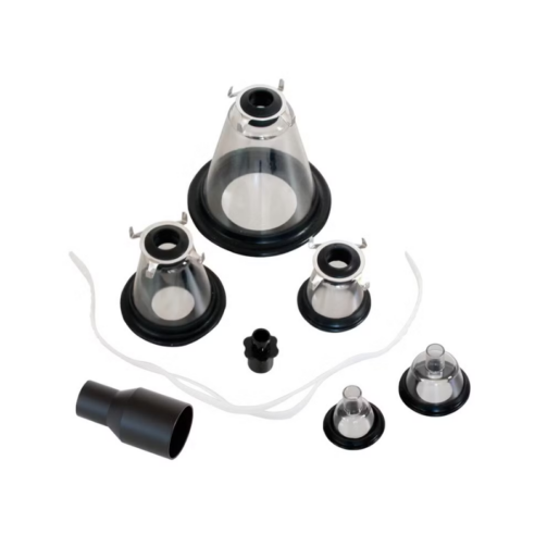 Ensemble de 5 masques d'anesthésie vétérinaire pour chiens et chats compatibles 15 mm et 22 mm