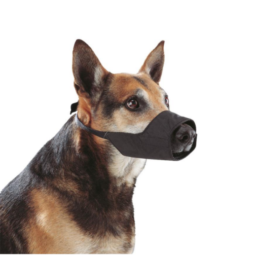 Muselière BUSTER en nylon pour chien avec fermeture à pression
