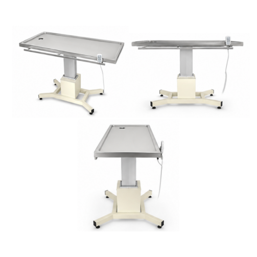 Table de chirurgie vétérinaire électrique à colonne
