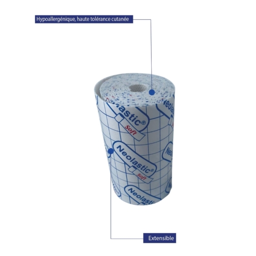 Bande élastique adhésive Neolastic® Soft pour pansements vétérinaires